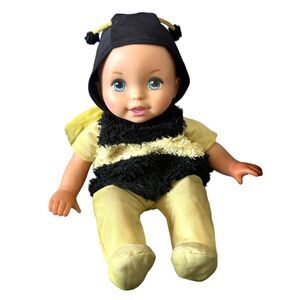 Bumble bee Baby Dolls Yellow Black Girls Boys Blue Eyes Children
